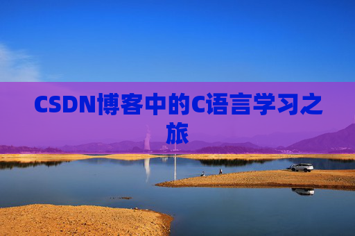 CSDN博客中的C语言学习之旅